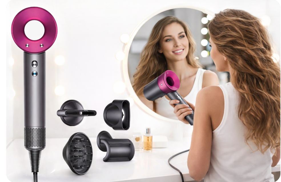 Melia Air Stylist 5-en-1 con cabezales imantados