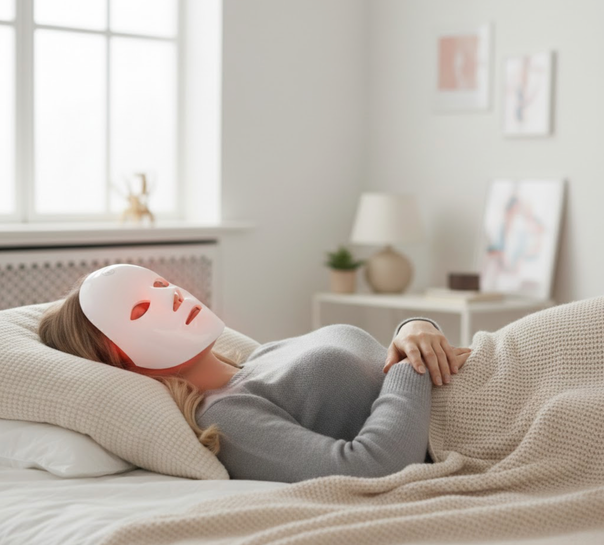 Nueva Máscara Facial LED Regeneración Celular