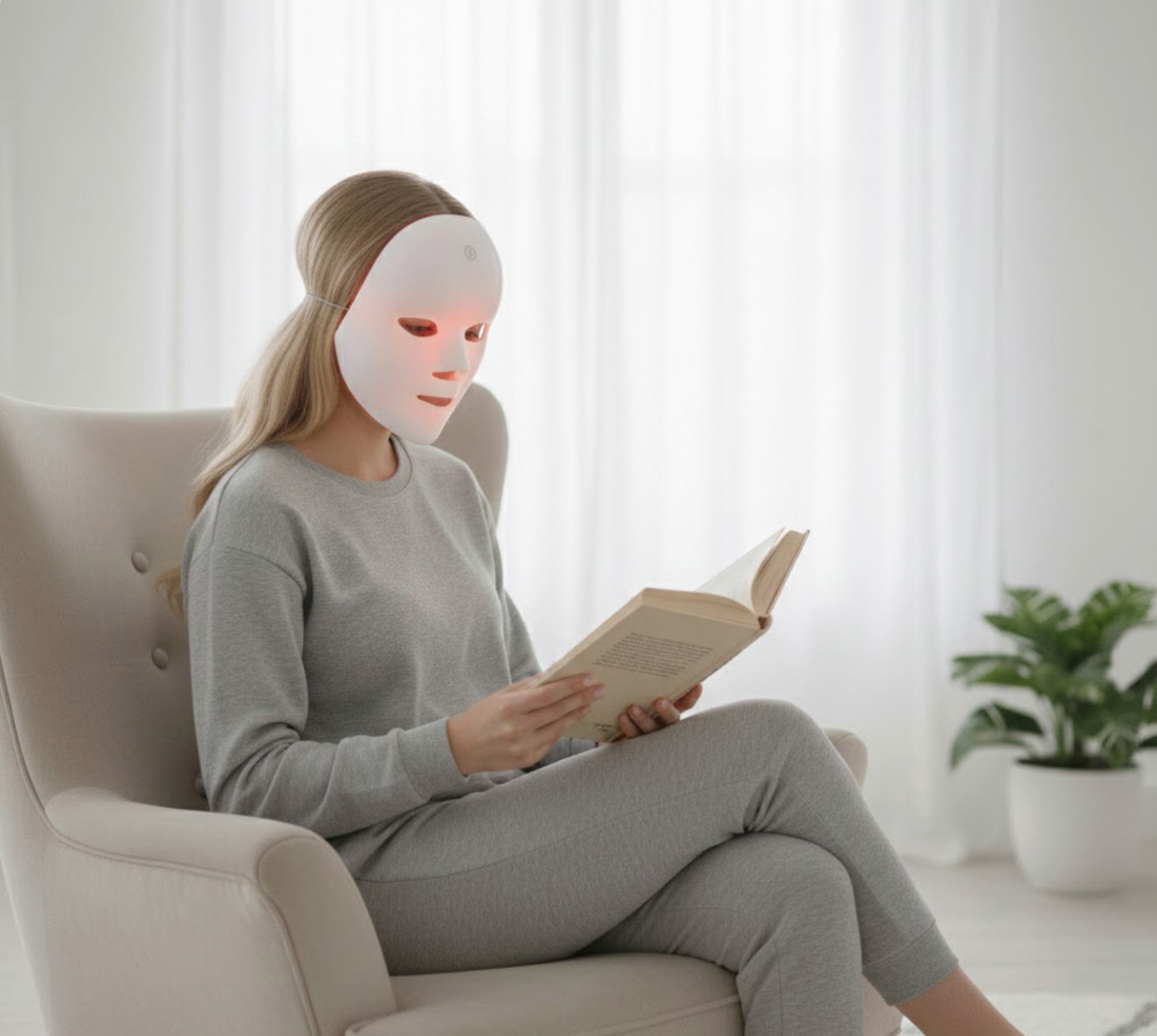 Nueva Máscara Facial LED Regeneración Celular