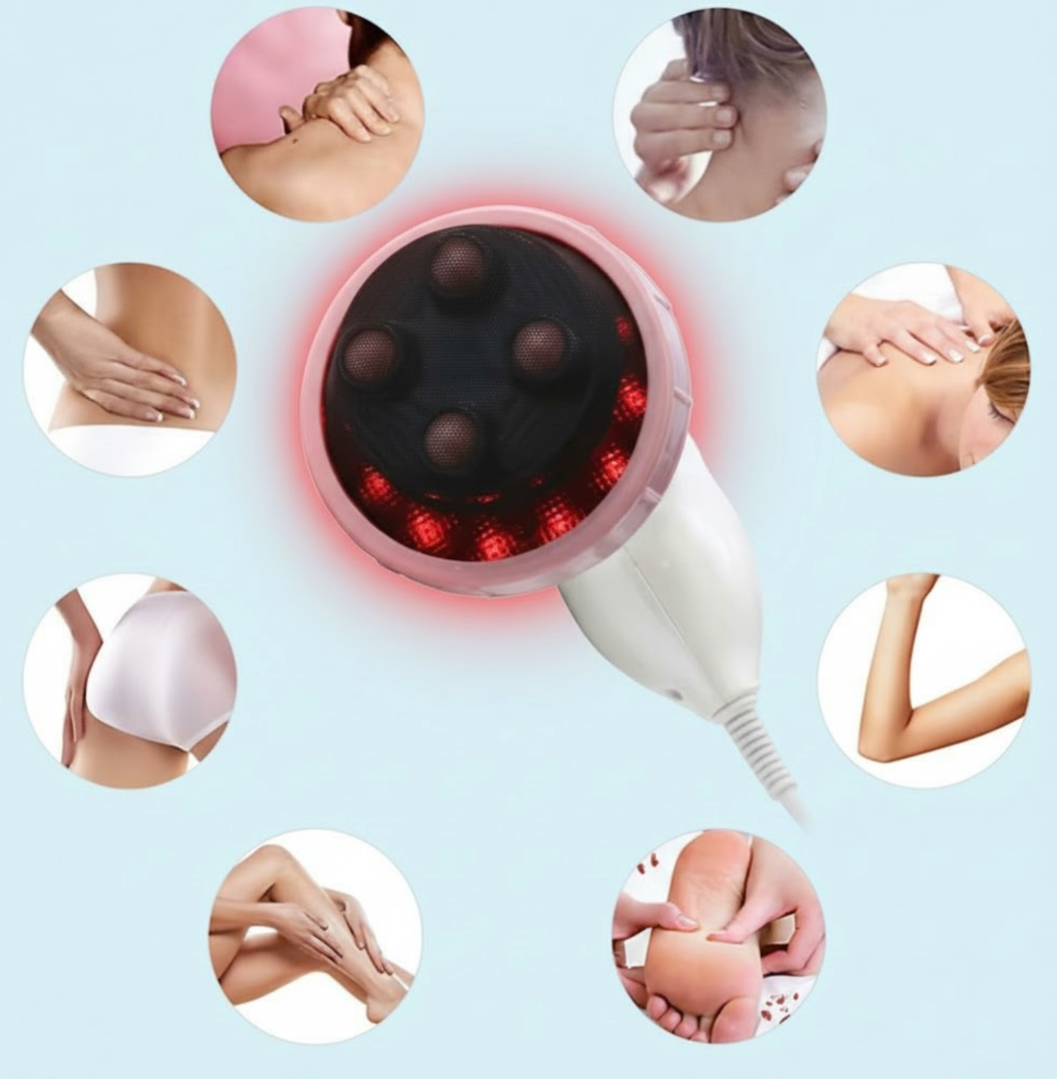 Zenith Orbital Therapy™ Masajeador Corporal-Pro 4-en-1: Alivio de Contracturas y Cuidado Estético